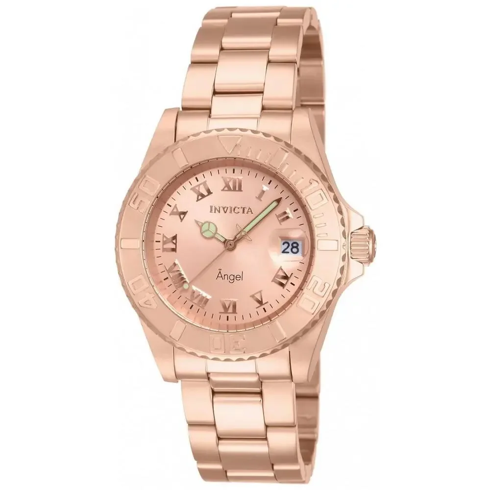 NWT Invicta 14322 Angel | 3-Hand | Rose Gold | Women's Watch